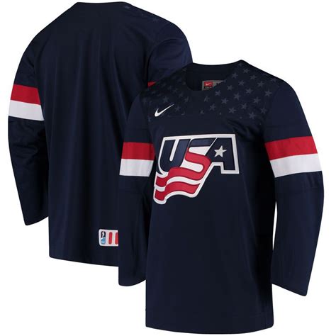 usa hockey nike 2018 olympic youth replica jersey|hockey jerseys for sale.